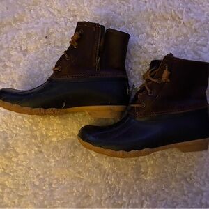 Sperry Brown and Black Women's Boots